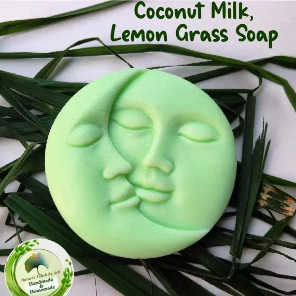 Coconut Milk, Lemon Grass Soap (80 Grams)